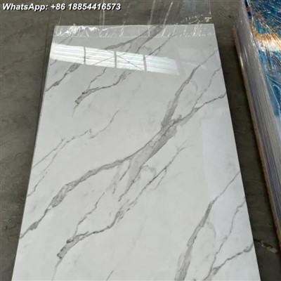 पीवीसी यूवी पैनल यूवी मार्बल प्लास्टिक शीट पीवीसी स्टोन पैनल